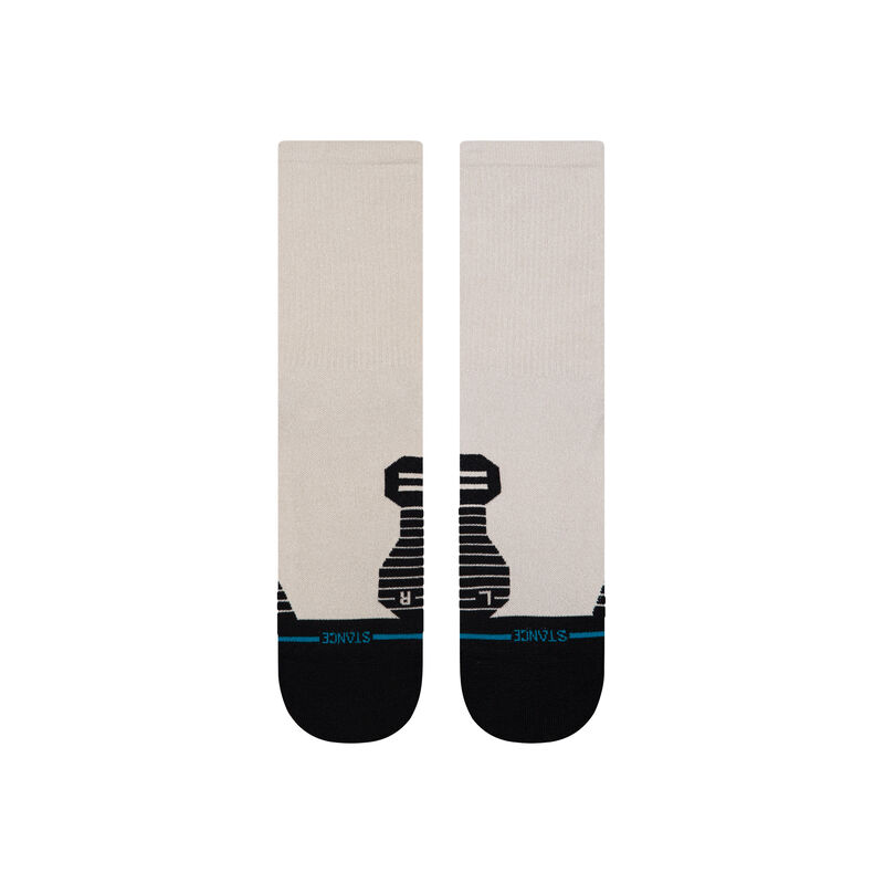 A448D25RIB | RIBBED RUN LIGHT CREW | OATMEAL | L