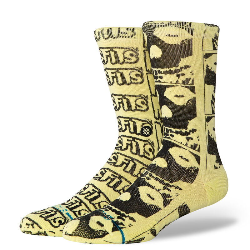A555C25COL | COLLECTION CREW | MELON | L Misfits X Stance Crew Socks