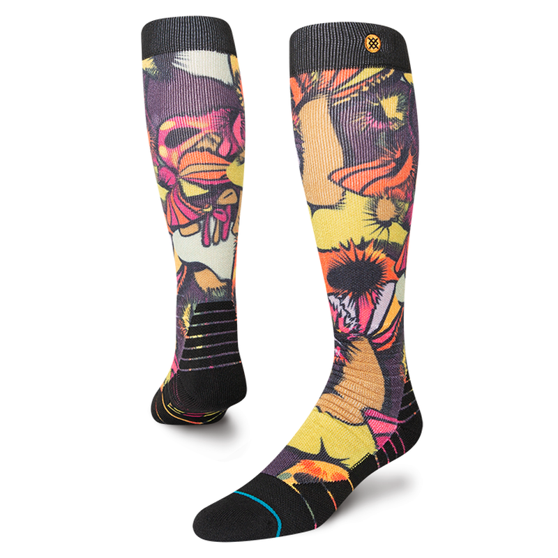 A758C22MUS | MUSHIES | MAROON | M Medium Poly Snow Otc Socks