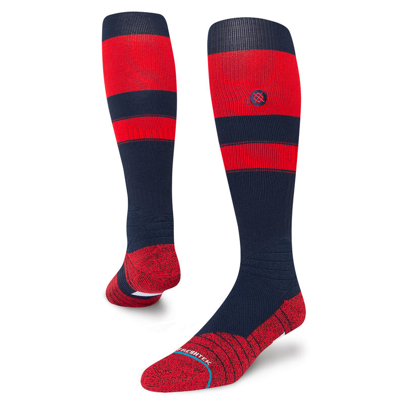 STRIPES OTC 2023 | A759A23STR | NAVYRED | L MLB Diamond Pro Stripes OTC Socks