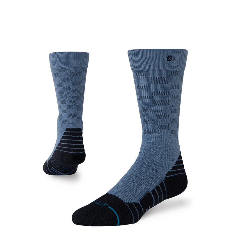 K758D25KID | KIDS CHECK ME OUT MID POLY | SEABLUE | M Check Me Out Kids Medium Poly OTC Snow Socks