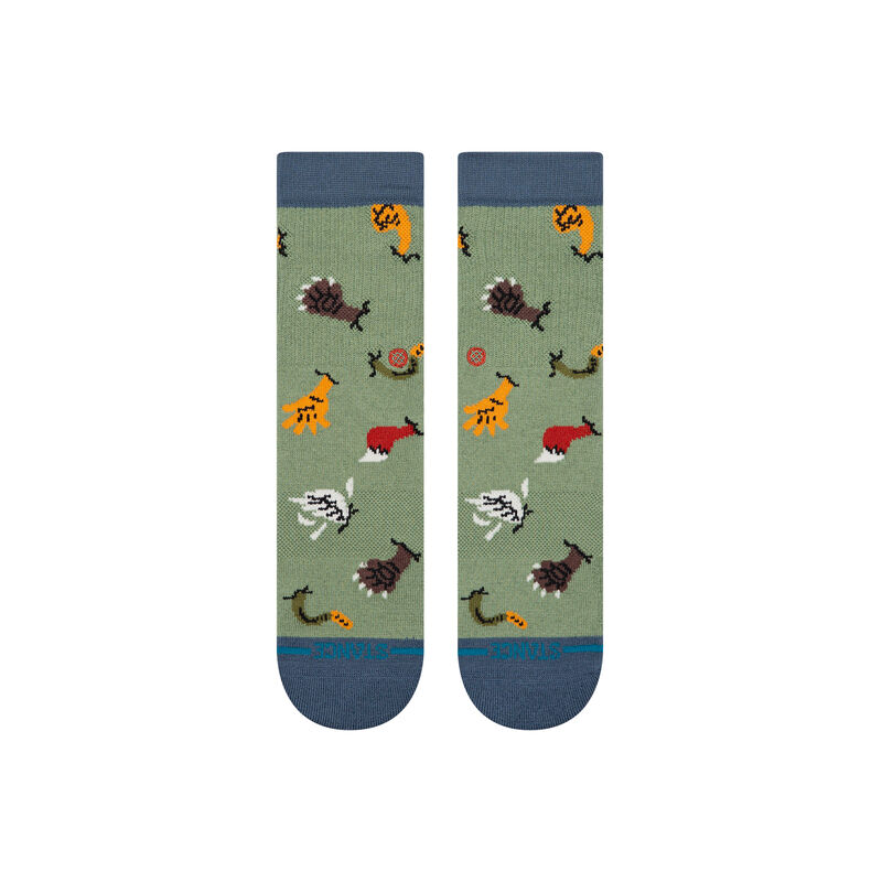 K556D25NAT | NATURE BRAWL CREW | GREEN | M