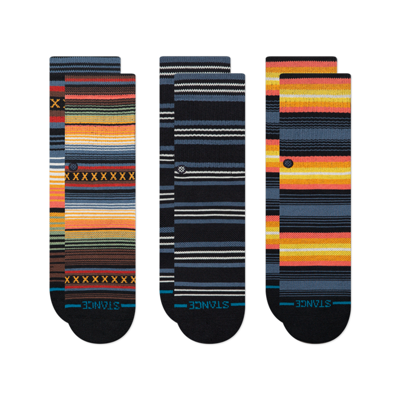 Kids Serape Crew Socks 3 Pack