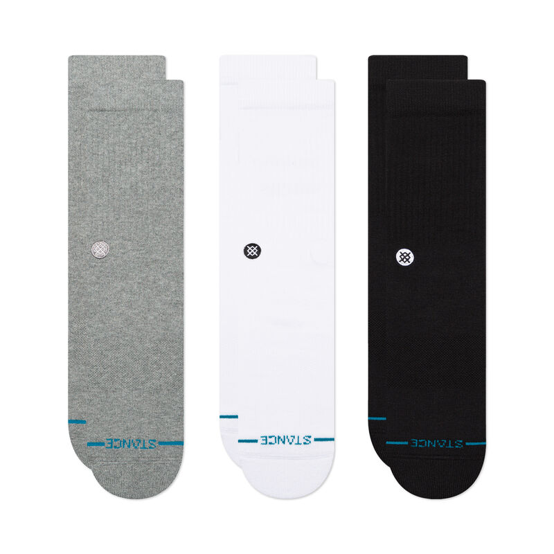 ICON 3 PACK| M556D18ICP | MULTI | M Icon Crew Socks 3 Pack