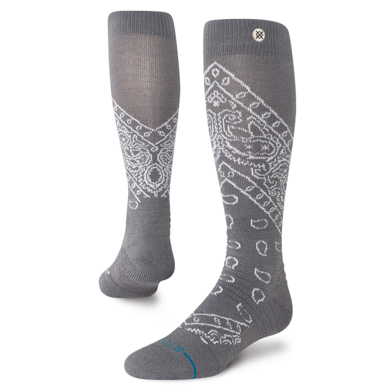 A758C24BAR | BARRIO MID WOOL SNOW | DARKGREY | L Medium Performance Wool Snow Otc Socks